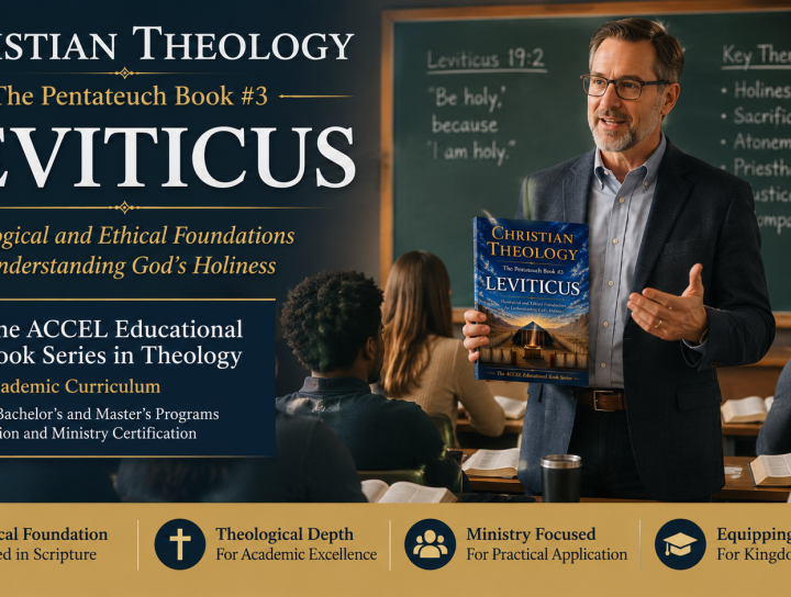 Christian Theology – The Pentateuch Book #3: LEVITICUS Theological and Ethical Foundations for Understanding God’s Holiness The ACCEL Educational Book Series in Theology Academic Curriculum
