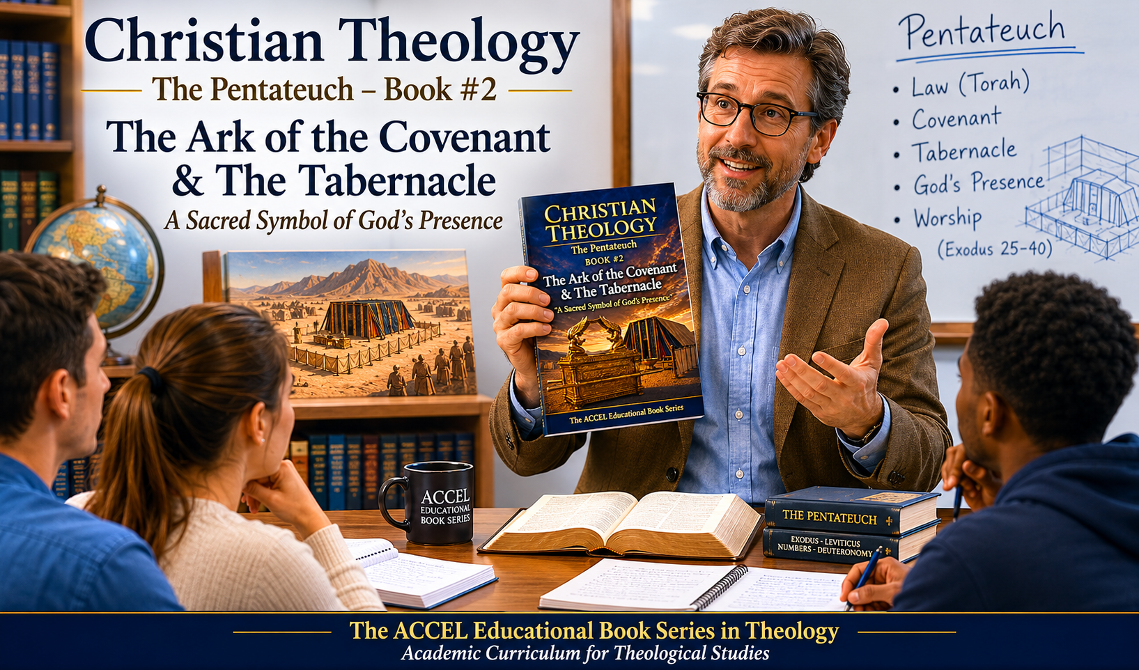 Christian Theology – The Pentateuch Book #2 The Ark of the Covenant & The Tabernacle – A Sacred Symbol of God’s Presence The ACCEL Educational Book Series in Theology Academic Curriculum for Theological Studies Supporting Bachelor’s and Master’s Programs in Education and Ministry Certification